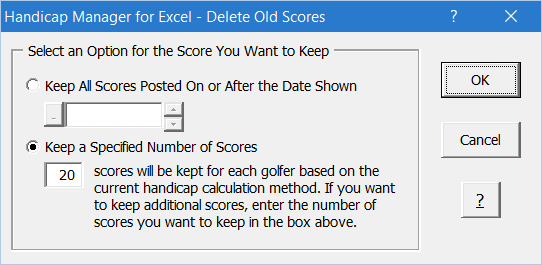 Deleting Old Scores